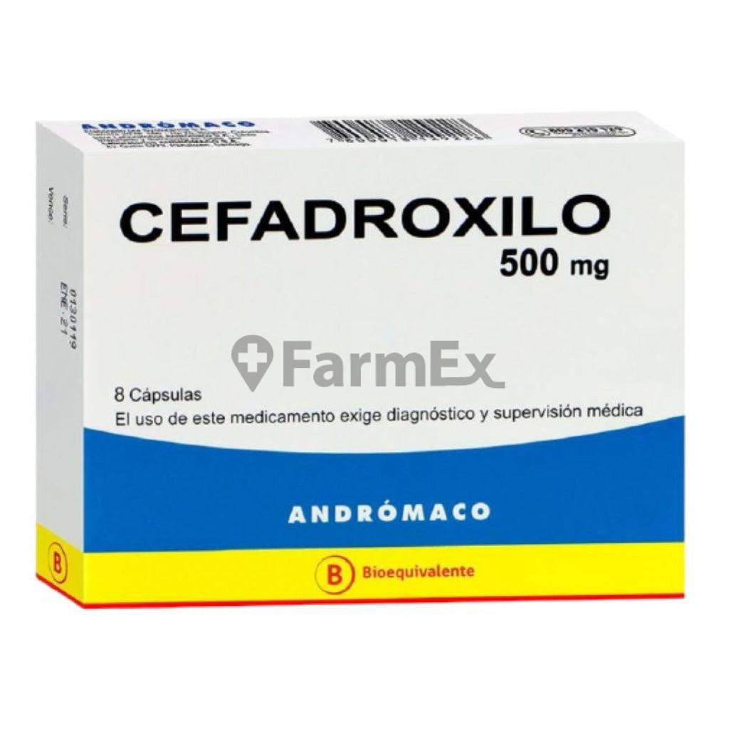 Cefadroxilo 500 mg. x 8 Capsulas ANDROMACO